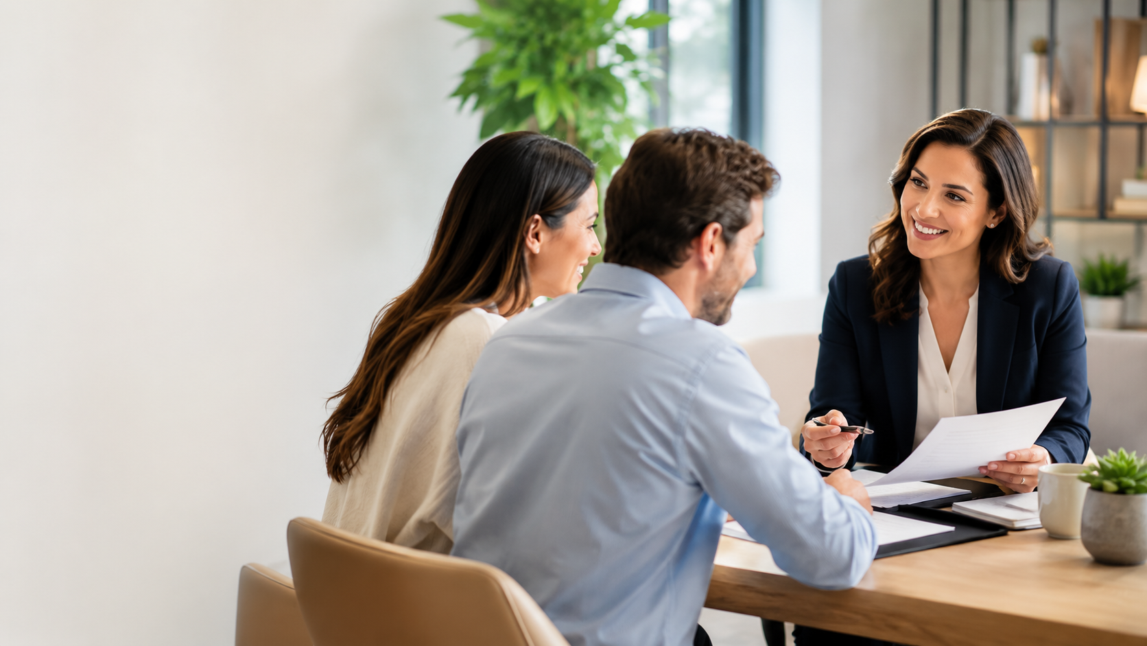 Tax professional helping clients organize personal tax documents